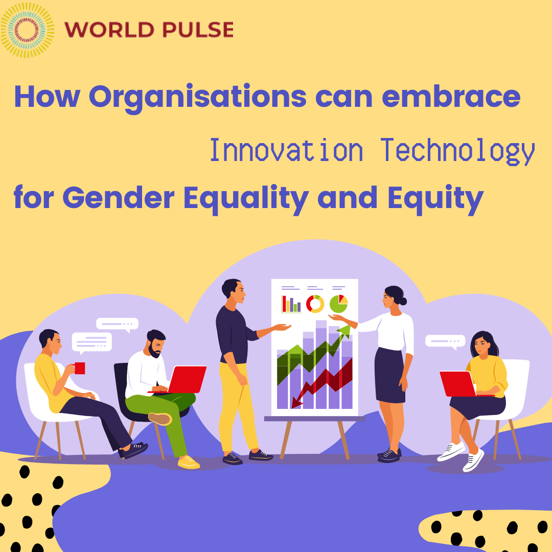 Blog post title above image of a corporate technology training session